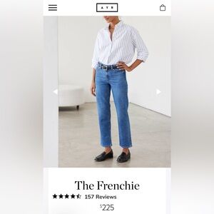 AYR The Frenchie sz 28 Meet Cute wash-worn once
